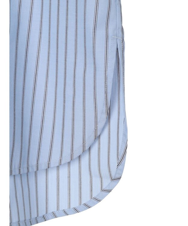 Green Parks 胸元ポケットイージーケアストライプシャツ Multi