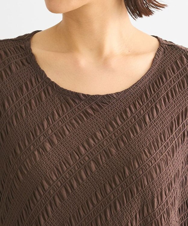 Green Parks ・ｆｕｒｒｙｒａｔｅバイヤスシャーリングプルオーバー Brown