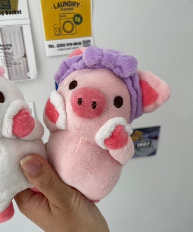 WEGO 洗顔あにまるぬいぐるみキーホルダー 柄4