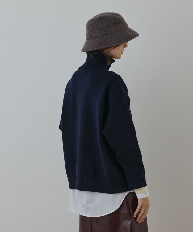 GRACE CONTINENTAL ショートシャギーハット チャコール