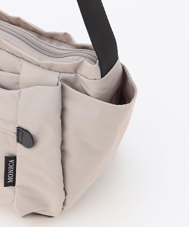 LA BAGAGERIE 【MONICA】ラウンドショルダーバッグ ライトグレー