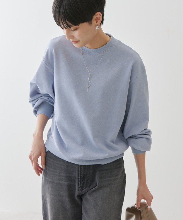 AMERICAN HOLIC ラメ裏毛プルオーバー Blue