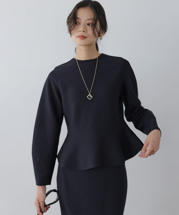 組曲 L 【WEB限定】スポンディッシュニットアップ ネイビー系
