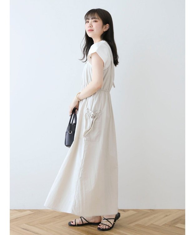 Green Parks フロントＺＩＰジャンスカ Ecru