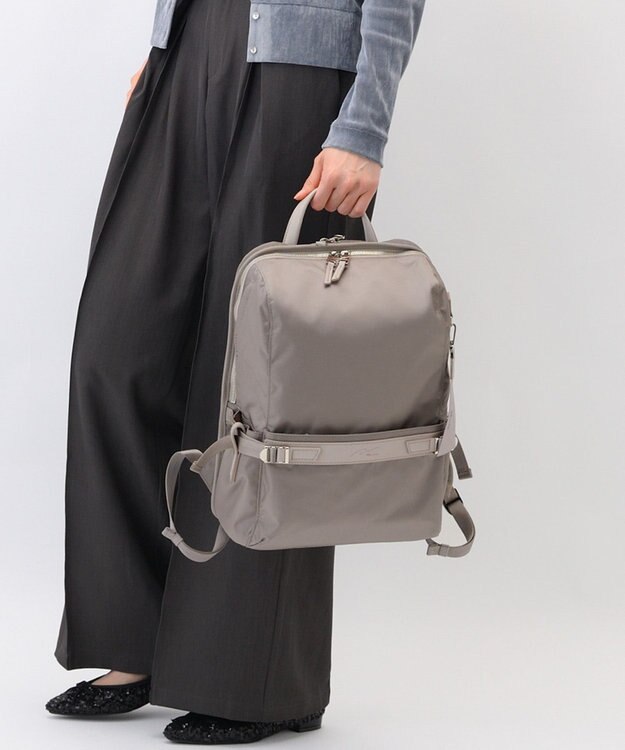 ACE BAGS & LUGGAGE W&.Day/Night リッカ2 スクエアリュック A4サイズ 14.0インチPC収納 19152 ダブルアンドデイナイト スモーキーピンク