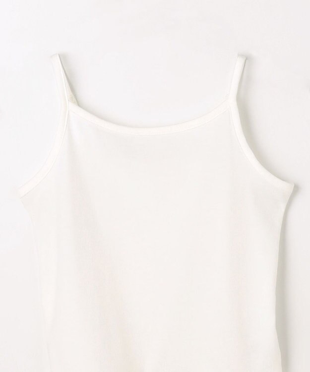 ANY KIDS 【洗濯機可能/吸汗速乾】裾レース ドライタッチ キャミソール オフホワイト