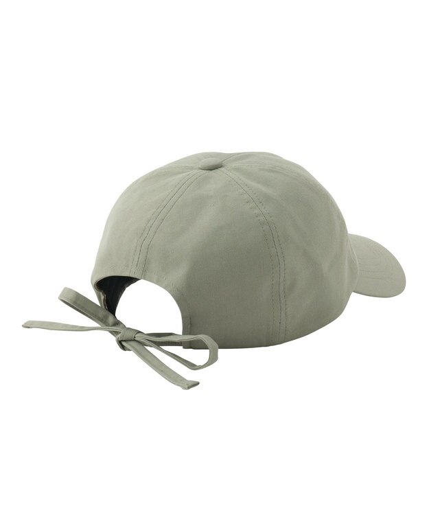 MOONBAT ポール & ジョー (PAUL & JOE ACCESSOIRES) ロゴ刺繍 リボン キャップ カーキー