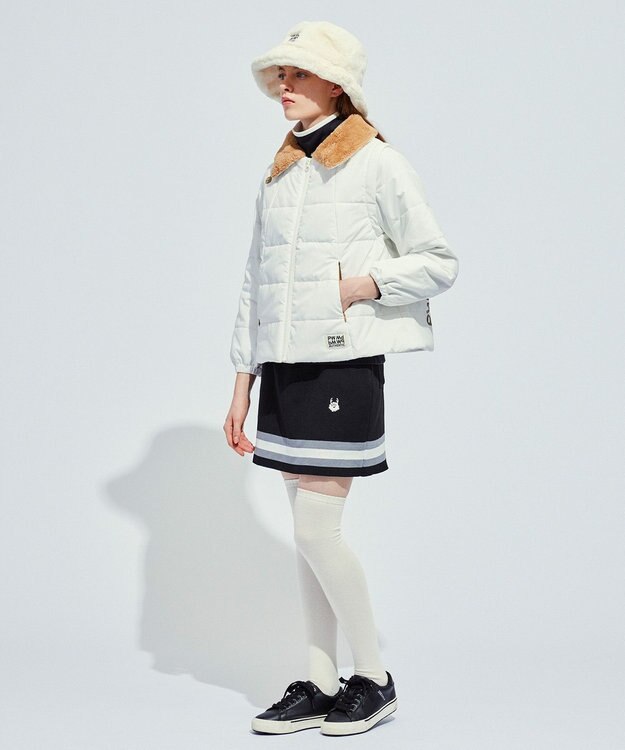 PW CIRCULUS 【ベスト / ブルゾン / 襟も外せる / WOMEN】3WAYデタッチャブルブルゾン ホワイト系