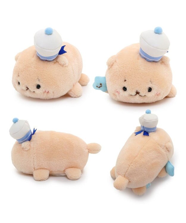 Mother garden しろたん マリン ちびマスコット ぬいぐるみ 《 しろたん / らっこいぬ / らむね》 単品 らっこいぬ