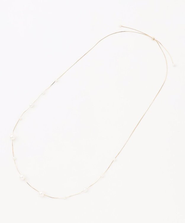 ANY SIS パールステーション ネックレス ゴールド