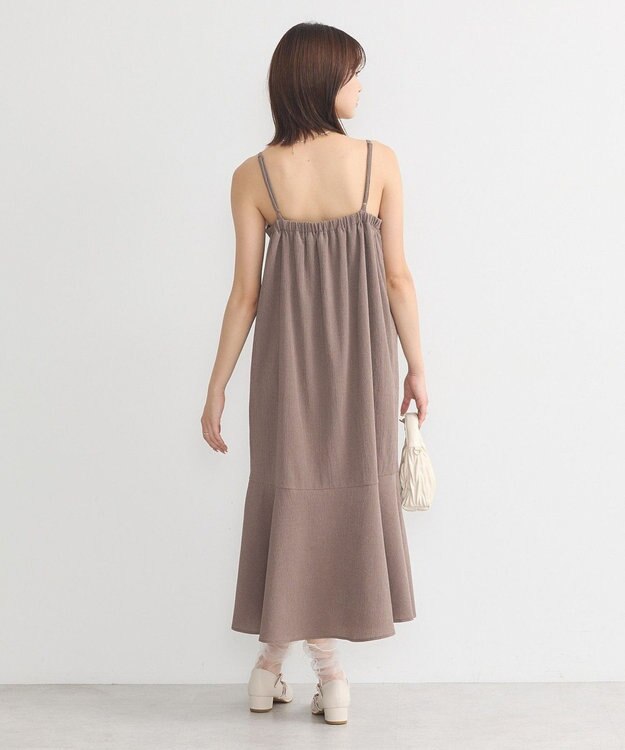 earth music&ecology ＳＥＴ２点カシュクールプルオーバー＋キャミワンピース Mocha