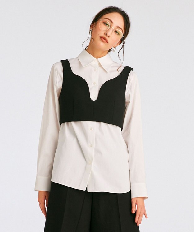 BEIGE， EMILE / ビスチェ Black