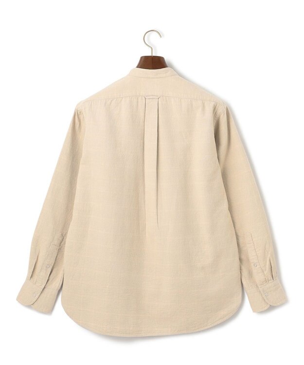 J.PRESS MEN ダブルフェイス キャラメルコール シャツブルゾン アイボリー系