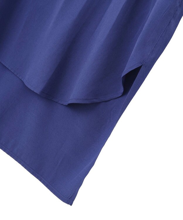YECCA VECCA 【セットアップ可能】ポケットスキッパーシャツ Blue
