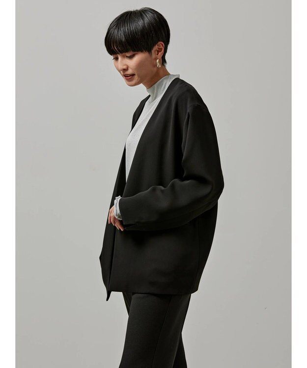 AMERICAN HOLIC ニュアンスジャケット／ＰＲＥＭＩＵＭ Black