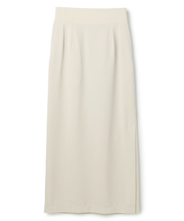 uncrave クールタッチツイル Iラインスカート グレージュ