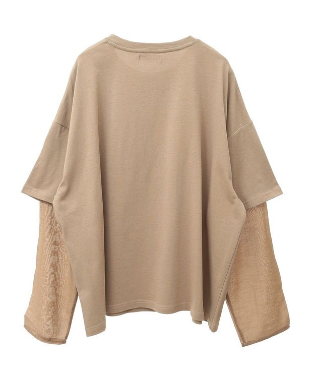 Green Parks ・ＡＮＤＳＥＡＲＣＨ　フェイクレイヤードロングＴＥＥ Gray Beige