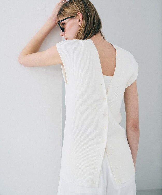 uncrave スムースニット 2WAYジレ オフ