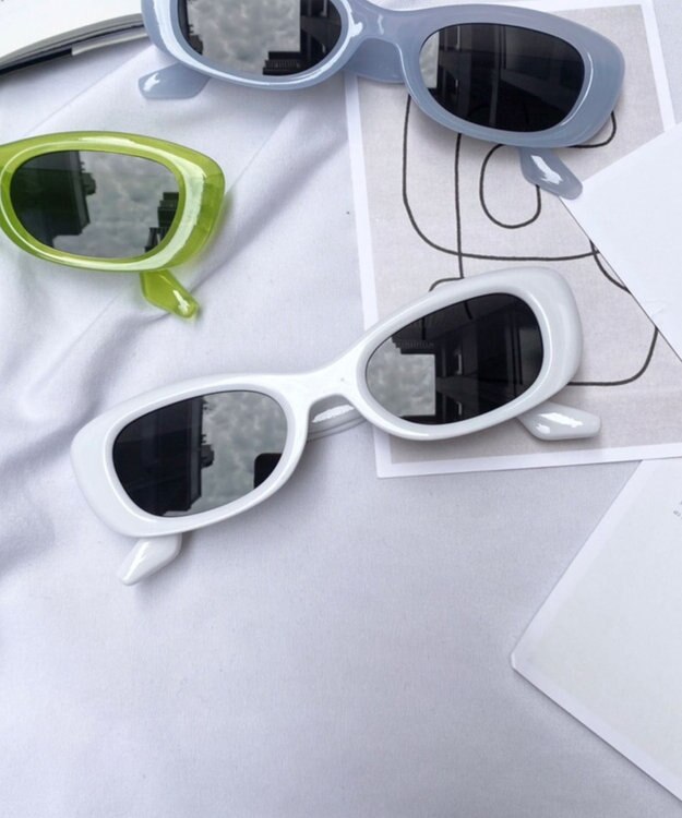 WEGO カラーフレームスリムアイウェア 柄4