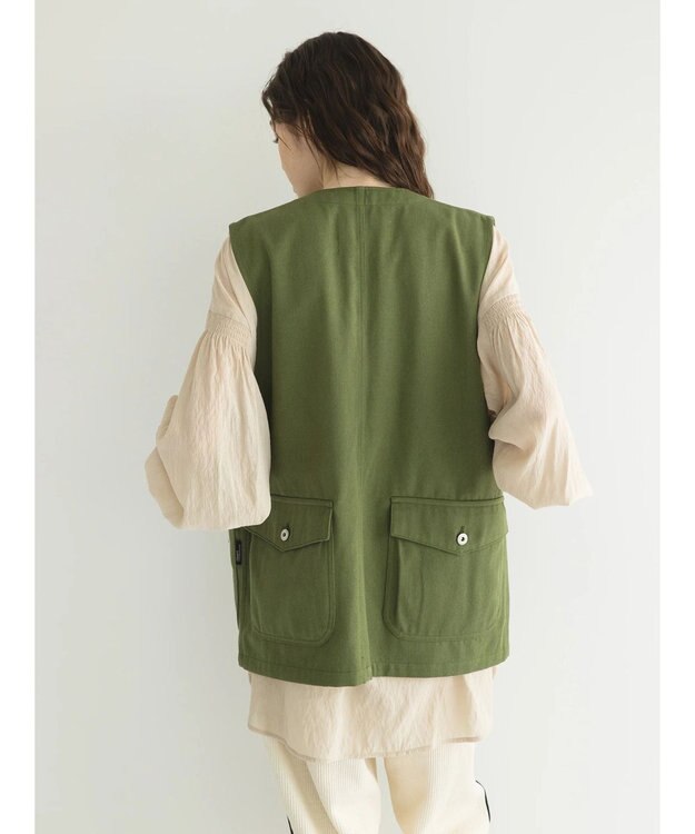 CRAFT STANDARD BOUTIQUE 【リサイクル】ヘビーツイルワークベスト Khaki