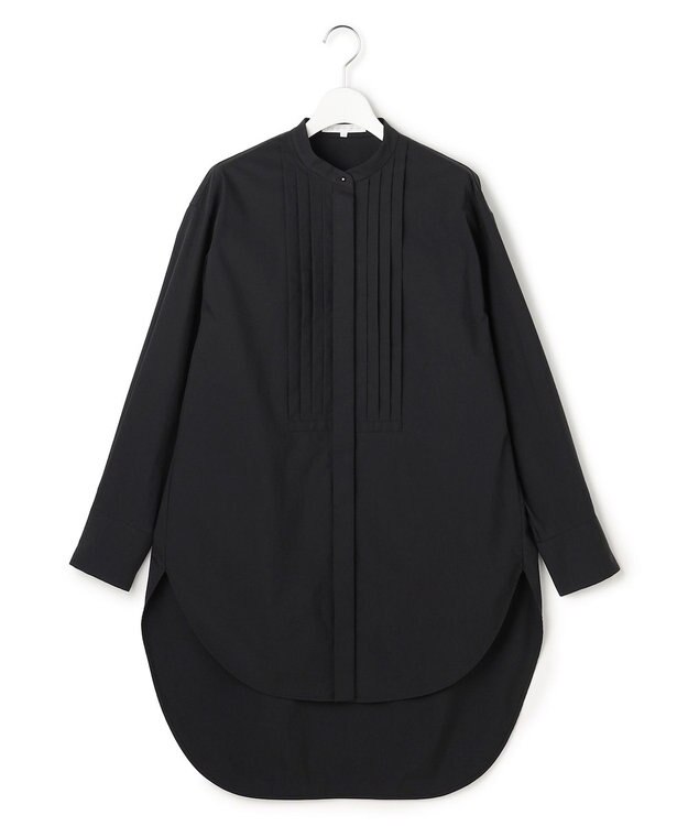 23区 【GOLD LABEL】コットンニドム ピンタックブラウス ブラック系