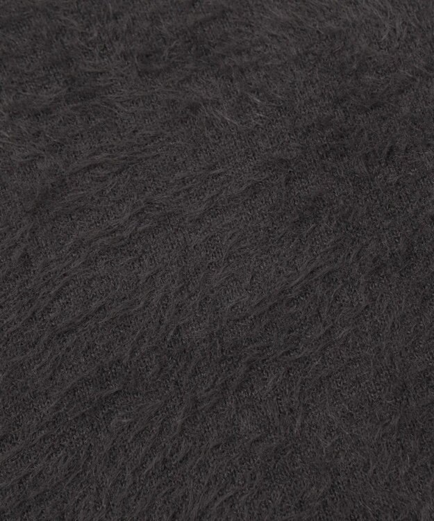 WEGO シャギーニットプルオーバー ブラック中濃色