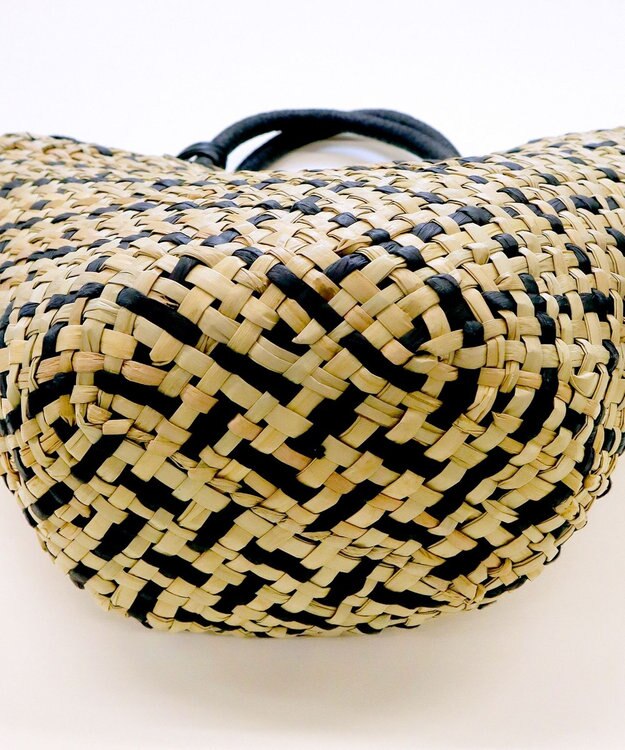 Tiaclasse シーグラスチェックバッグ ベージュ