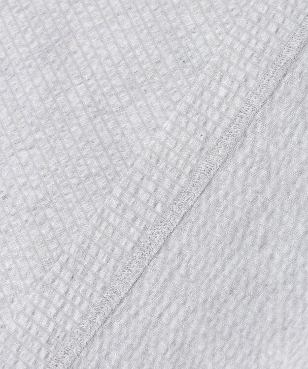 JOSEPH ABBOUD 【オリジナルオーガニックコットン使用】JOE COTTONサッカー Vネック Tシャツ ライトグレー系7