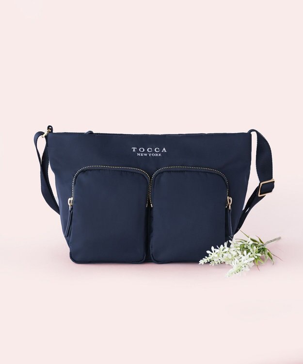 TOCCA 【WEB＆一部店舗限定】VIA METRO POCHETTE ポシェットバッグ ネイビー系