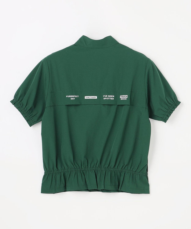 PW CIRCULUS 【WOMEN】ギャザリングシャツ ゴルフウェア レディース グリーン系