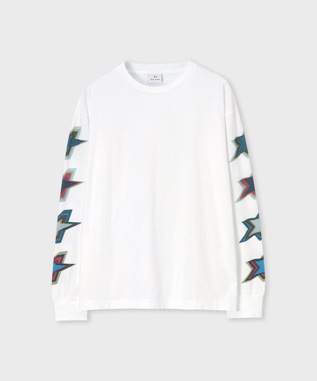 Paul Smith Neon Stars 長袖Tシャツ ホワイト