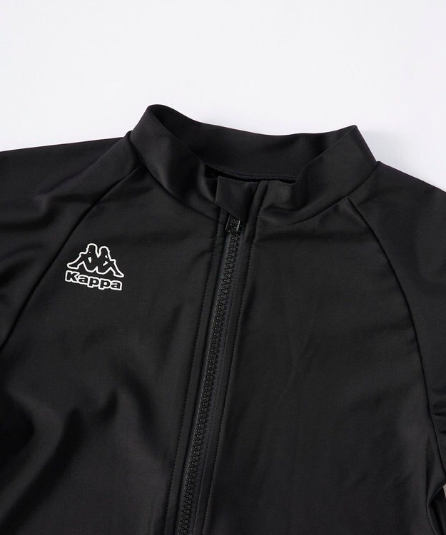 OP／FILA 【Kappa】長袖ZIPラッシュガード ブラック