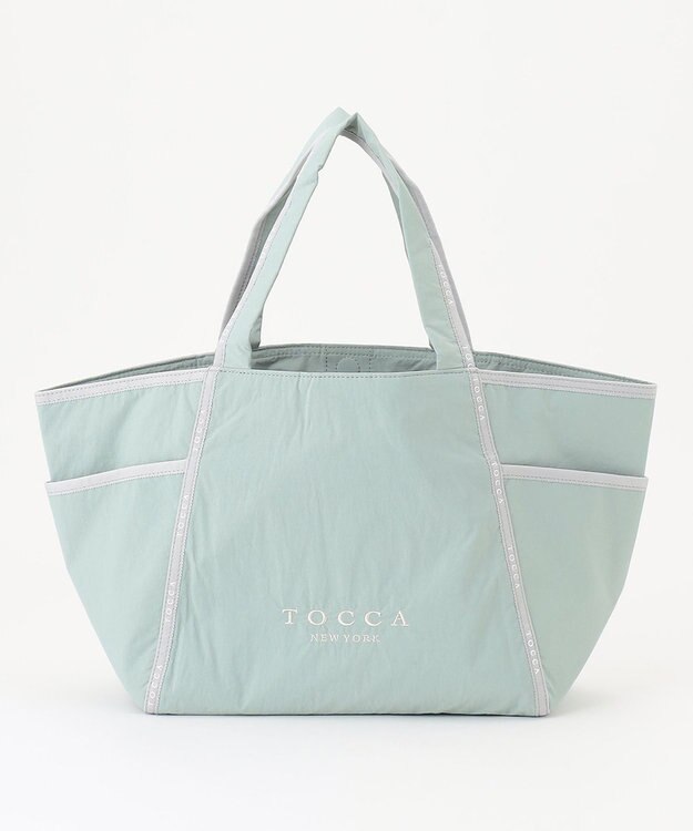 TOCCA 【WEB＆一部店舗限定】【撥水】PISCINA TOTE M トートバッグ M スカイブルー系