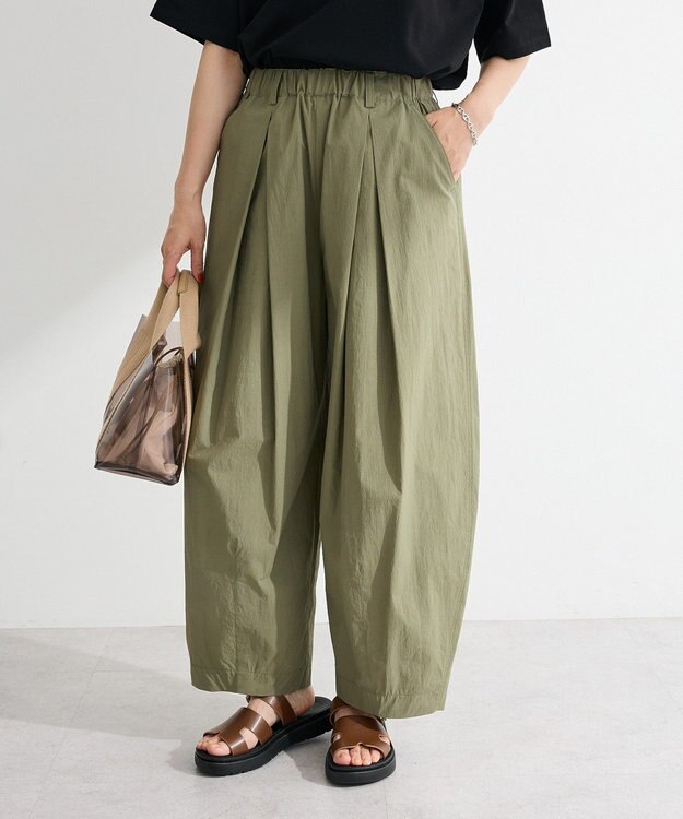 Green Parks 撥水加工バルーンパンツ Khaki