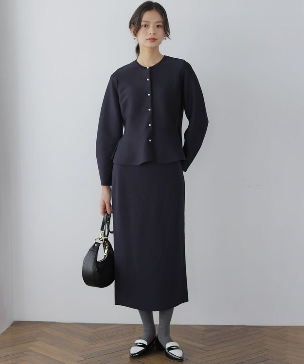 組曲 L 【WEB限定】スポンディッシュニットアップ ネイビー系