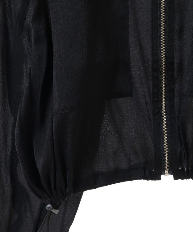 earth music&ecology シアーシャツブルゾン Black