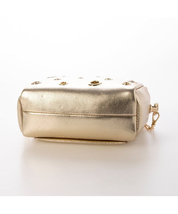 UNBILLION カカトゥ kakatoo / アイレットスクエア2wayショルダーバッグ ゴールド