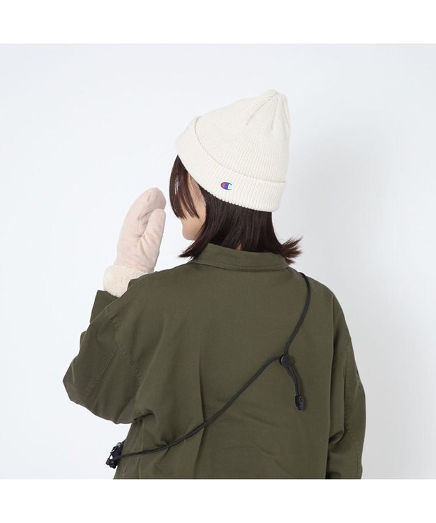 林八百吉商店 Champion　アゼフラワーニットワッチ アイボリー