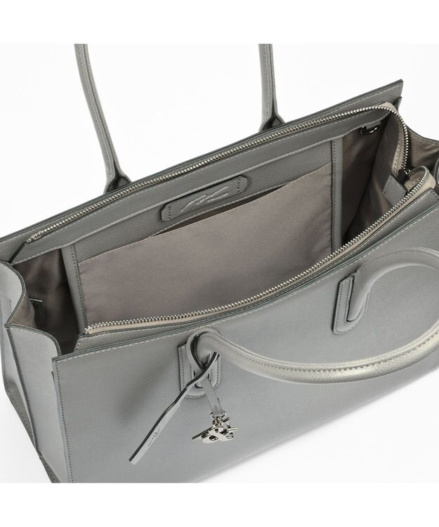 ACE BAGS & LUGGAGE W&.Day/Night スムーク トートバッグ A4サイズ 19192 ダブルアンドデイナイト ダークグレー