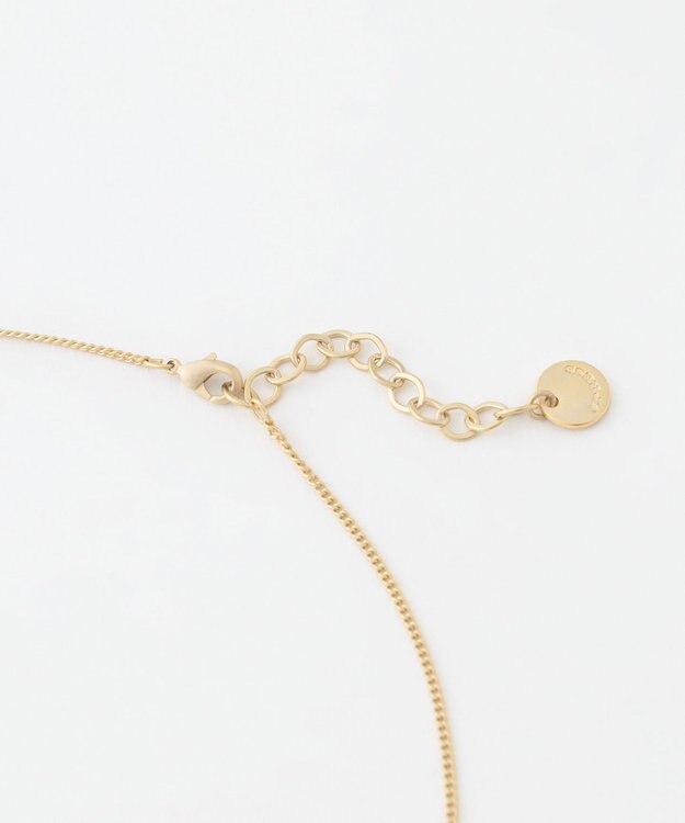 J.PRESS LADIES ボリュームリング ワントップ ネックレス ゴールド系