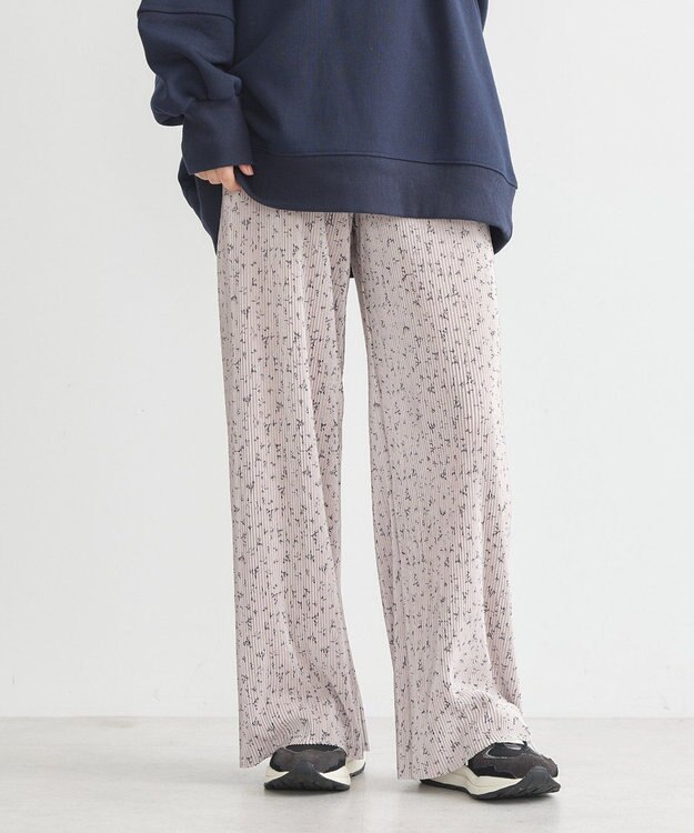 earth music&ecology アソートセルフカットパンツ Flower