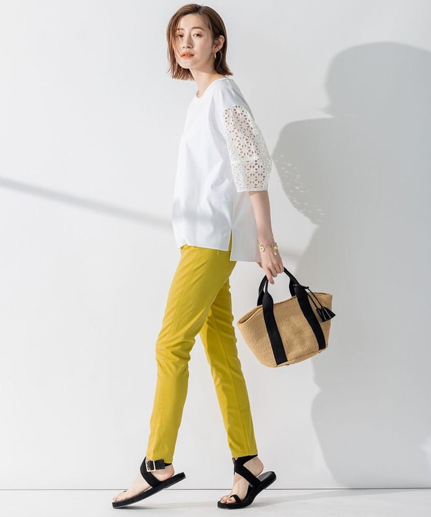 23区 【STORY7月号掲載】クロス サンダル ブラック系