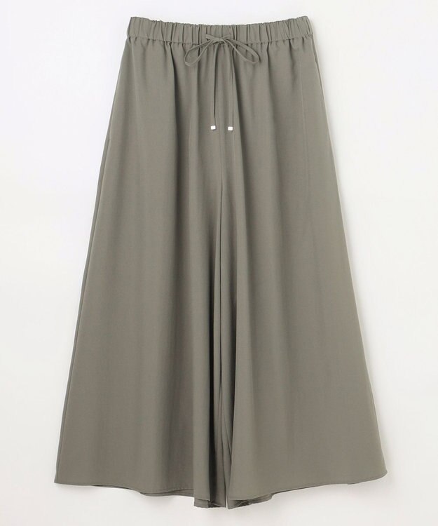 ANY 楽映えガウチョパンツ カーキ