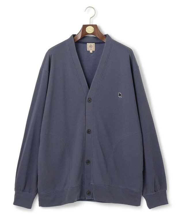 J.PRESS MEN 【KING SIZE】バックブル スウェットカーディガン ブルー系