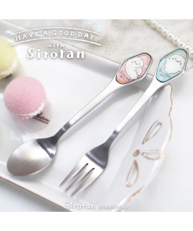 Mother garden しろたん ティースプーン/ケーキフォーク 日本製 【単品】 ティースプーン