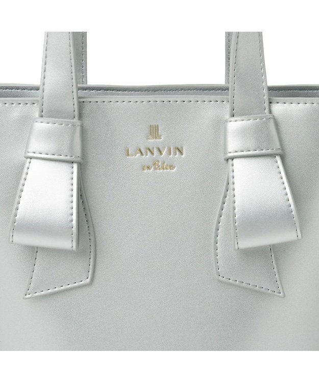 LANVIN en Bleu アンス 2wayバッグ シルバー