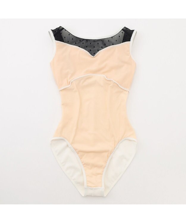 Chacott ノースリーブレオタード オフホワイト