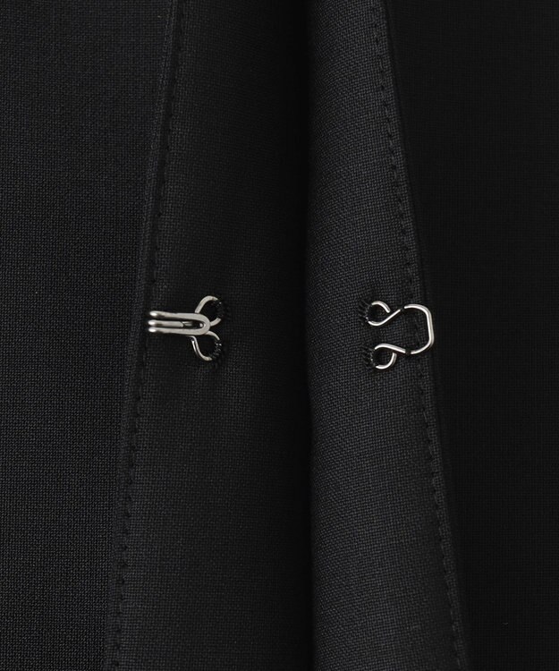 J.PRESS LADIES BAHARIYE SOLID ノーカラー ジャケット ブラック系