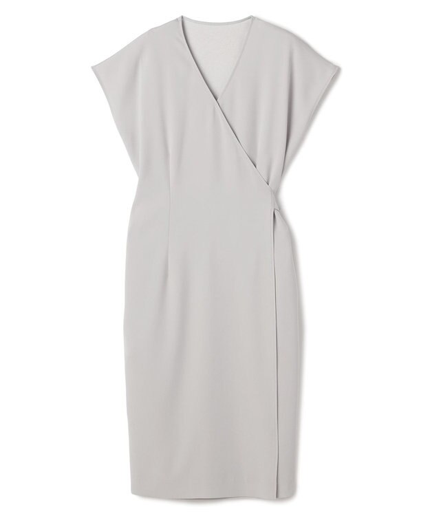 BEIGE， 【Lsize・セットアップ対応】CINDY / ラップドレス L.Gray
