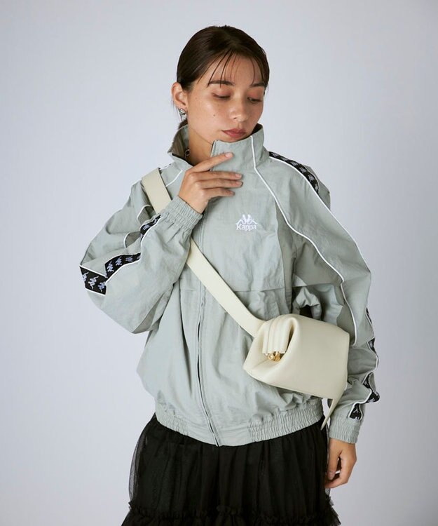 OP／FILA 【Kappa】バンダ ナイロントラックジャケット グレー